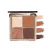 Lynlyulinger 4-Color Eyeshadow Palette: High Adhesion, High Color Payoff, Long-lasting, Smudge-proof, Fine Powder Texture, Smooth and Moisturizing.
