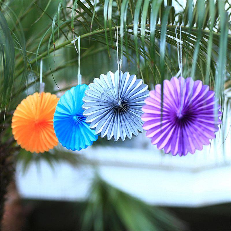 Beautiful Paper Fan Flower Decorations For Stunning Baby Shower Party Displays