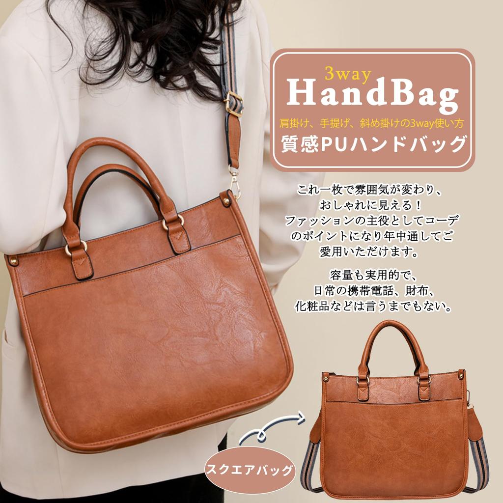 Large Shoulder PU Perfect for Navy NICOLE&DORIS Women's Handbag, Stylish, Retro, Capacity, Bag, 2-Way, Crossbody, Leather, Waterproof, Divided, Cute,