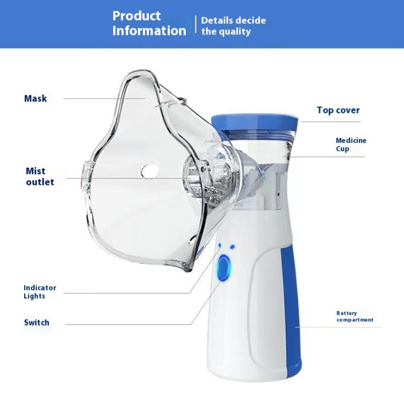 Portable Nebulizer Efficient Handheld Nebulizer For Adults Kids Ultrasonic Nebulizer Medical Grade Compression Nebulizer