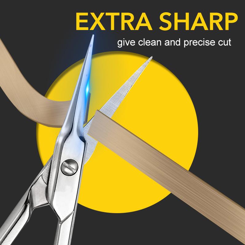 Maniküre-Schere, Nagelhautschneider, gebogene Spitze, Nagel- und Pediküre-Werkzeug, professioneller Edelstahl-Entferner abgestorbener Haut