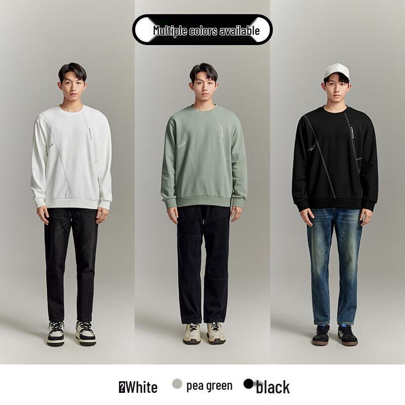 GXG Men's Fall 2024 Embroidered Crewneck Sweatshirt