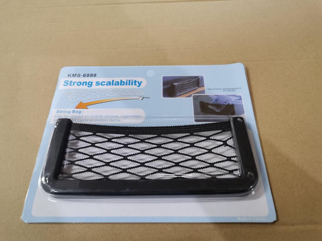 Universal Car Mesh Pocket Organizer - Multifunctional Phone Holder & Interior Storage