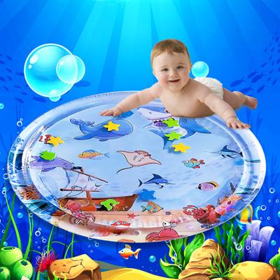100cm Safe Baby Water Mat Toy Tummy Time Novel Babies Play Pad Cushion