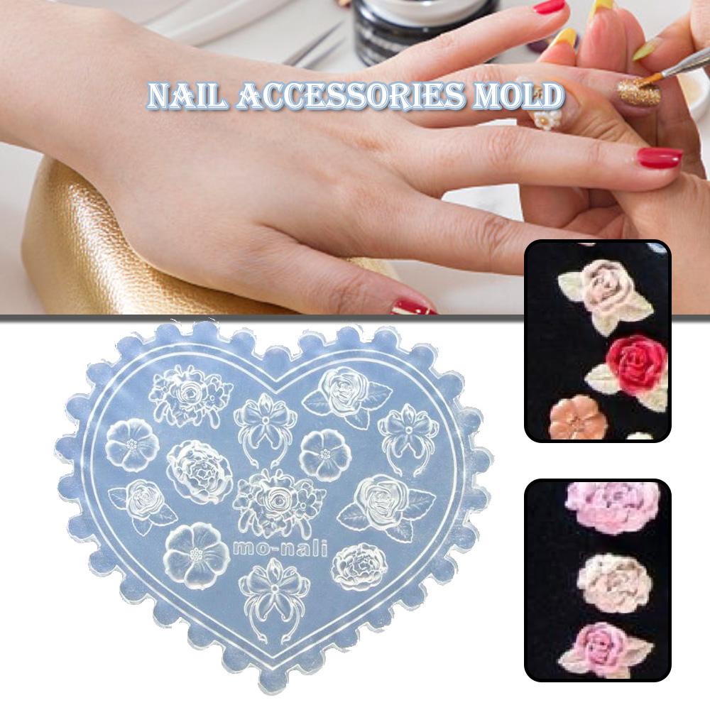 

Tingml 3D силиконовая форма для дизайна ногтей, штамповка, резьба, DIY акриловый УФ-гель, инструмент для насадок