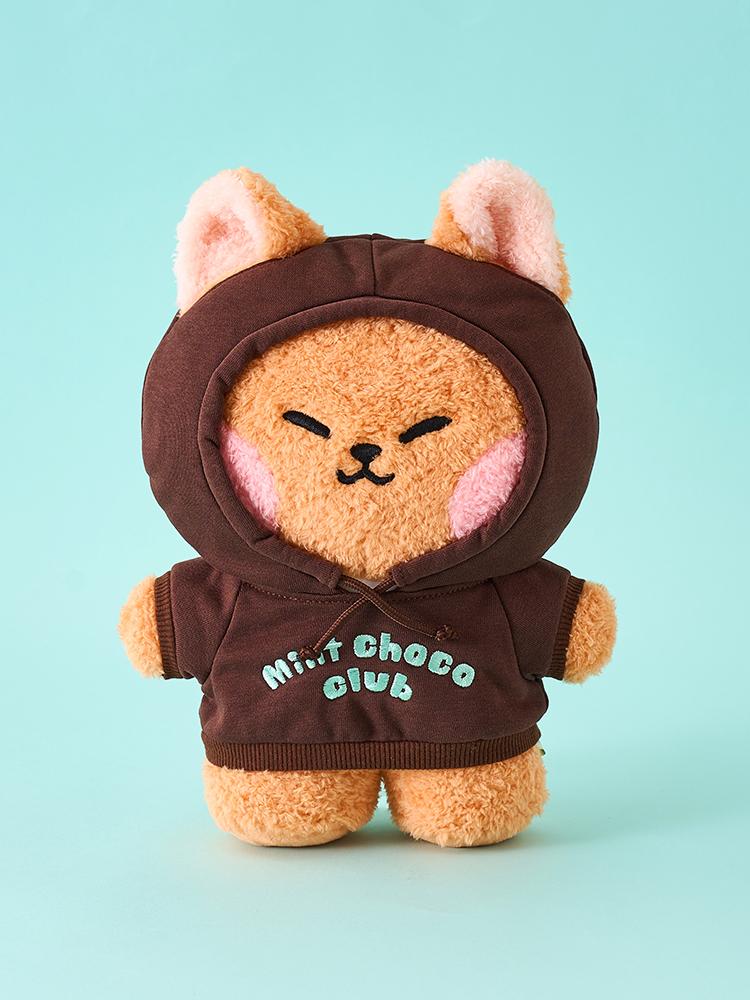 LINE FRIENDS Minini Ice Cream Chichini Mint Choco Medium Plush Doll