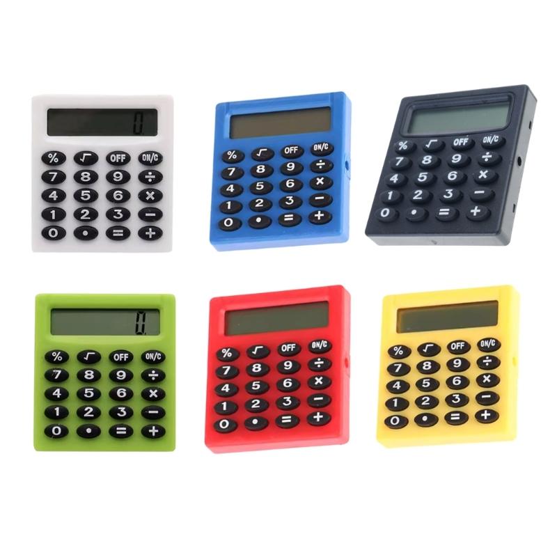 Boutique Stationery Student Calculator 8 Digits Display Basic Math Functions ABS Lightweight Design