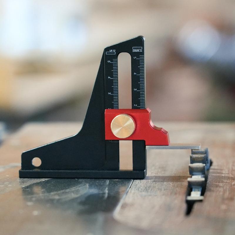 Height Measurement Tool Multifunctional Height& Depth Measuring Tool for Woodworking Professional & DIY Enthusiasts