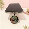 Tree of Life Art Phone Dust Plug, Naturally Express Your Personality Charm, for Iphone/Type-C Charging Port Smartphones