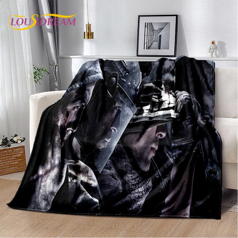 COD,Call of Duty Game Gamer Soft Plush Blanket,Flannel Blanket Throw Blanket for Living Room Bedroom Beds Sofa Office Cover 75x90cm