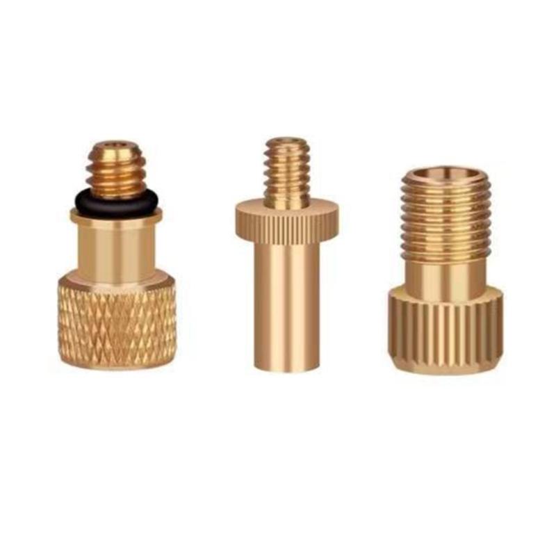 

3pcs Durability Bike Pumps Valves Adapters Universals Bicycles Pumps Adapters for Bike Pumps Ball Pumps Air Compressor 1