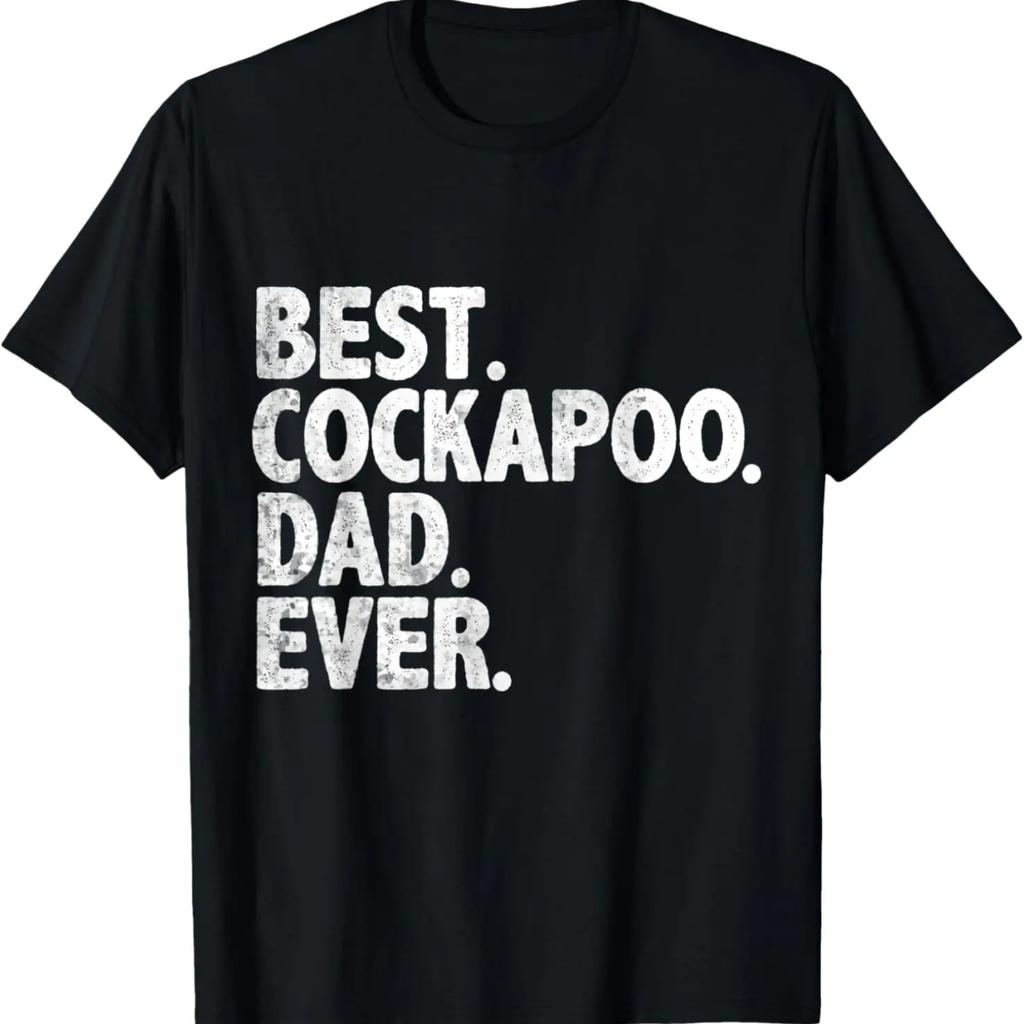 Best Cockapoo Dad Ever Funny Dog Owner Daddy Cool Father T-Shirt