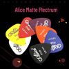 Alice Mattierte Holz-Gitarren-Fingerplektren für Folk- & Elektrische Instrumente - Echtes Set in Box