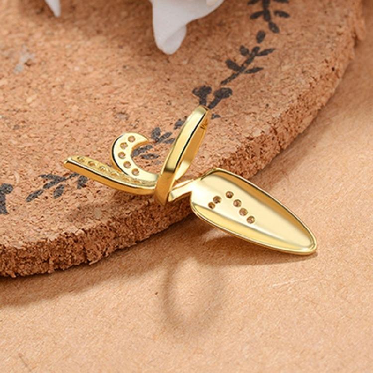 Pack Of 4 Versatile Open Ended Knuckles Rings Rhinestones Nail Rings Fingernail Accessories for Fashion Enthusiasts