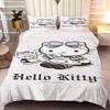 Hello Kitty Cartoon Duvet Cover Sanrio Anime Luxury Bedding Set Children Grade A Printed Queen Size Home Modern