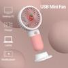 Mini Fan Multifunctional Summer Cartoon Fruit Cool Rechargeable Handheld Mini Fan Phone Rack