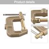 Earth Clamp Ground Clamp Brass Copper G-shaped Oil Platforms Steel Structures Welding Accessories Widely Used New