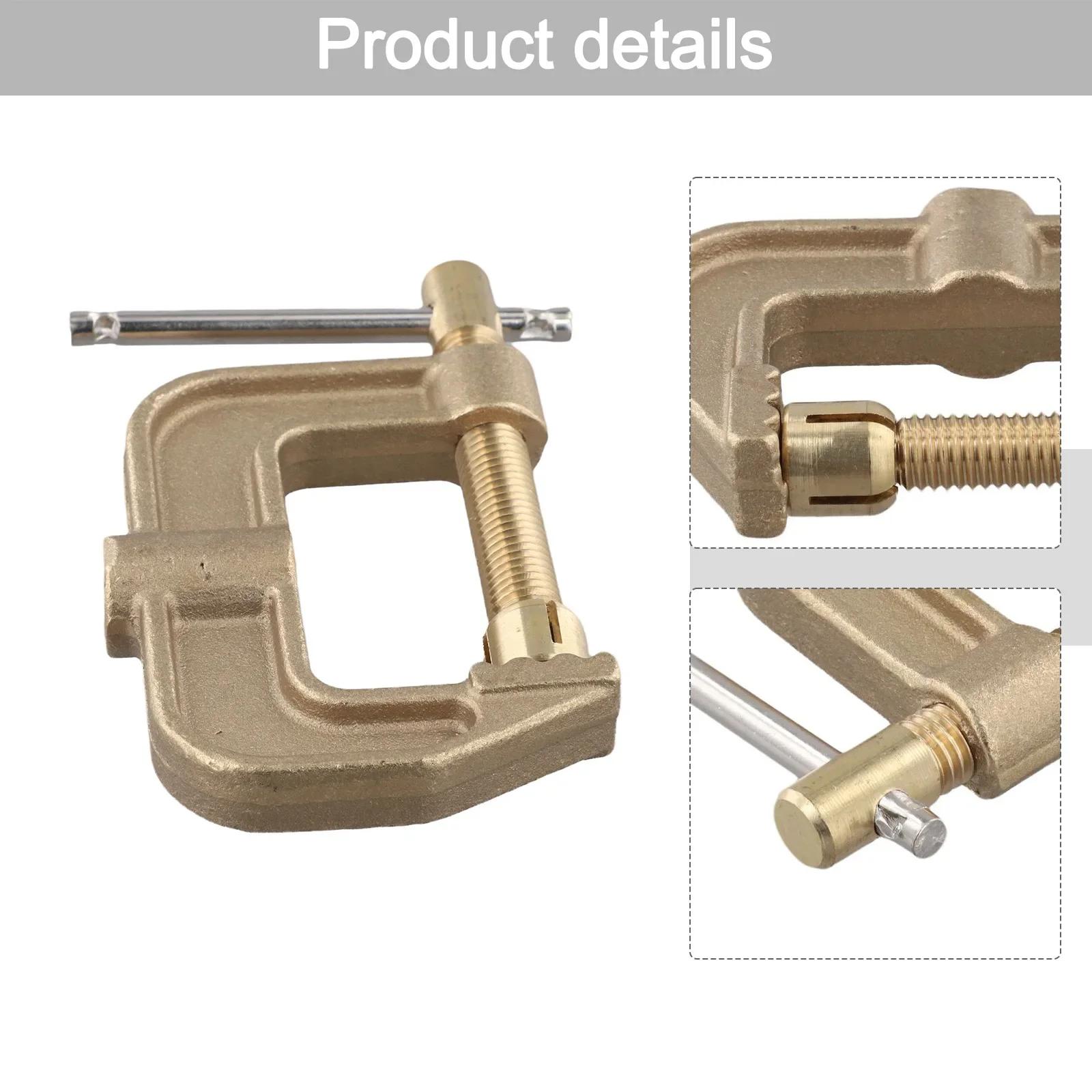 

Earth Clamp Ground Clamp Brass Copper G-shaped Oil Platforms Steel Structures Welding Accessories Widely Used New China Mainland