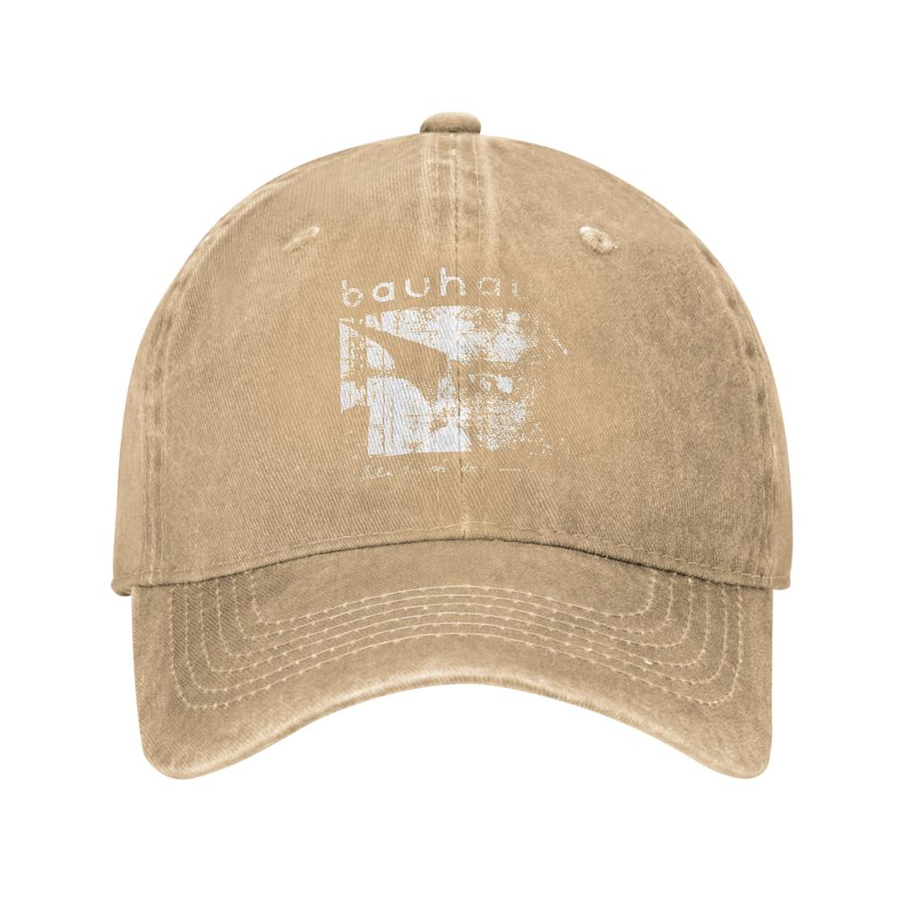Bauhaus Vintage  Casual Baseball Cap  Running Hippie Trucker Hat Summer Sunscreen UnisexTeens Design Baseball Caps