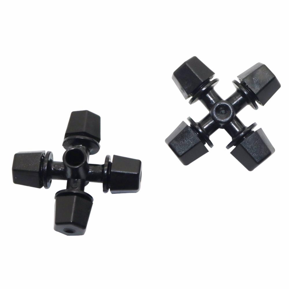 50 Pcs Plastic Atomizing Nozzle Sprinkler Garden Greenhouse Humidifier Spray Atomization Irrigation Equipment