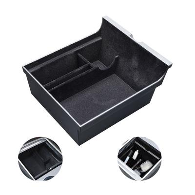 Boîte de Rangement d'Accoudoir Central de Voiture Pour Tesla Model 3 / Y  2022 2023 Boîte Cachée Porte-Gobelets Organisateur Flocage Contenants