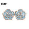 Comfortable Waist Support Pins 1 Pair Rose Tightener Pins, No-sew Pants Tighteners, Detachable Metal Flower for Jeans Skirts Waistband Narrowing