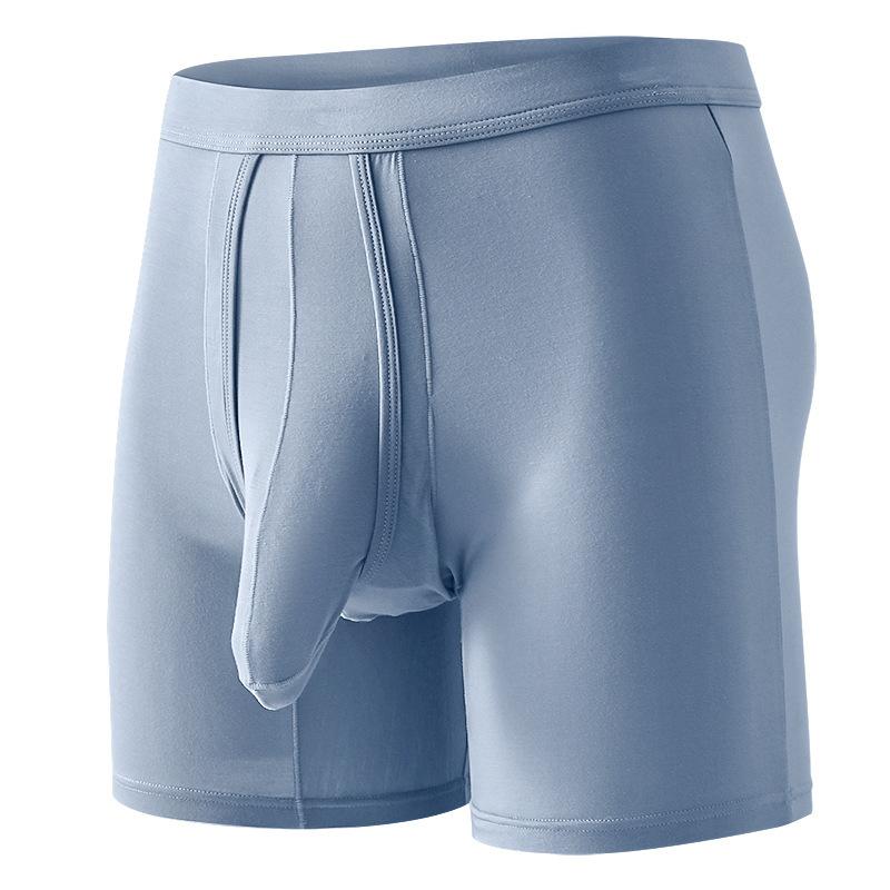 Boxeri noi pentru bărbați, de primăvară și vară, la modă, din bumbac pur, respirabili și antibacterieni, cu suport scrotal