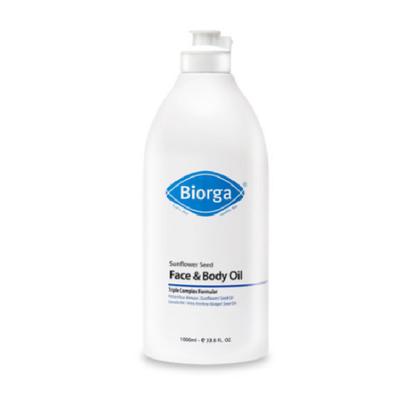 Biorga Sunflower Seed Face & Body Oil Moisturizing For The Whole Family 1000Ml Large Capacity, 1 Piece