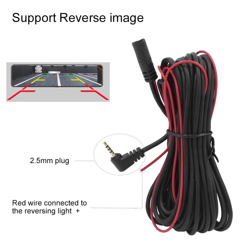 Car monitoring streaming media recorder pulls back the camera 5060JAHD HD 1080P reversing image night vision goggles.