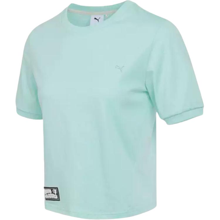 

Puma Haus Of Crew Neck Sports Casual Versatile Short Sleeve T-Shirt Women T-Shirts 631564-45 L