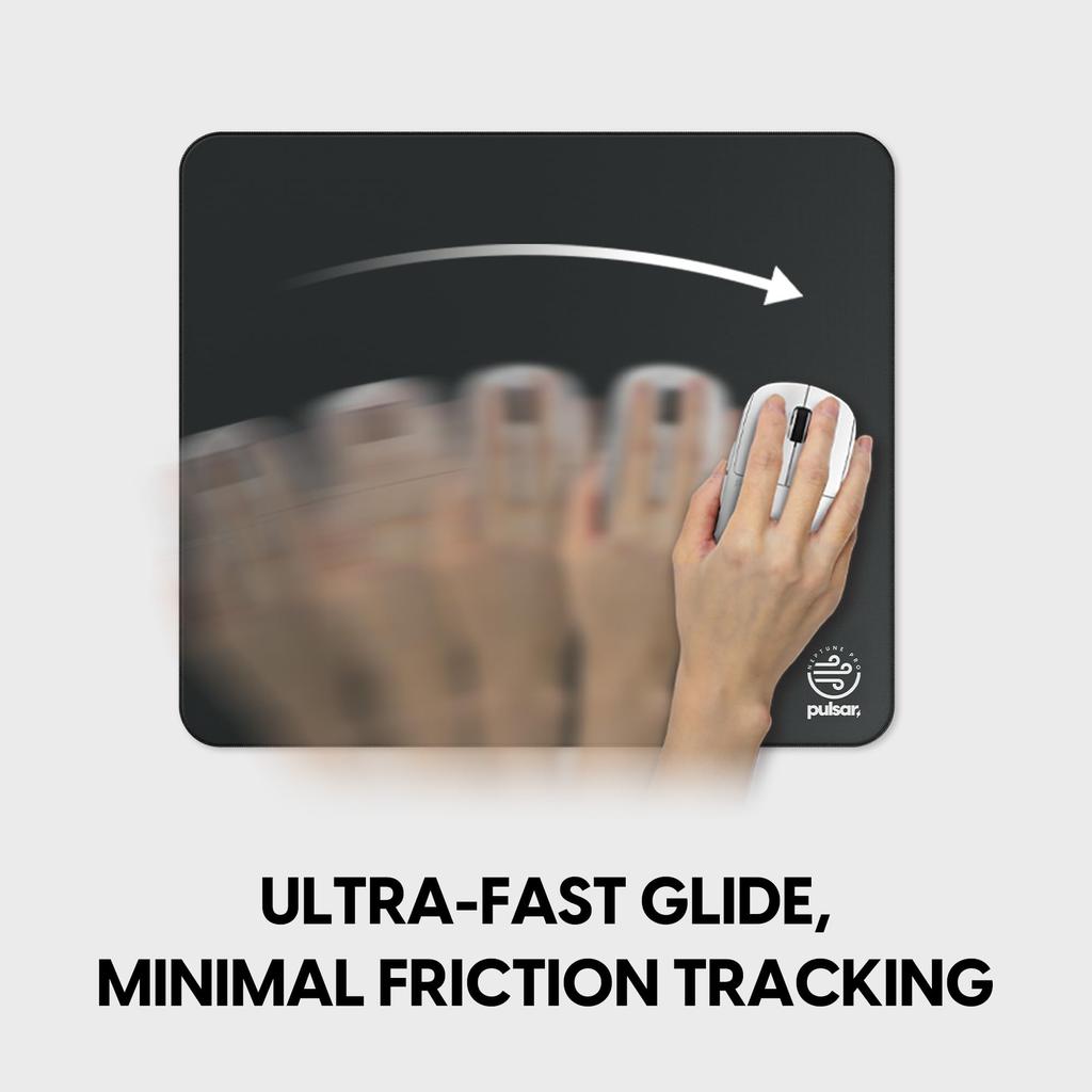 Pulsar Gaming Gears eSports Gaming Mouse eS Neptune Pro 49cm x 42cm x 4mm Jet Pad, XL, Soft, (XL, Black)