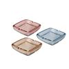 Classic Square Crystal Glass Ashtray for Men and Women, Transparent Smoke Cup, Creative Home Bar, Living Room, Simple Factories