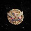 USA 250th Anniversary Freedom Eagle Rhinestone Brooch Pin (1776-2026)