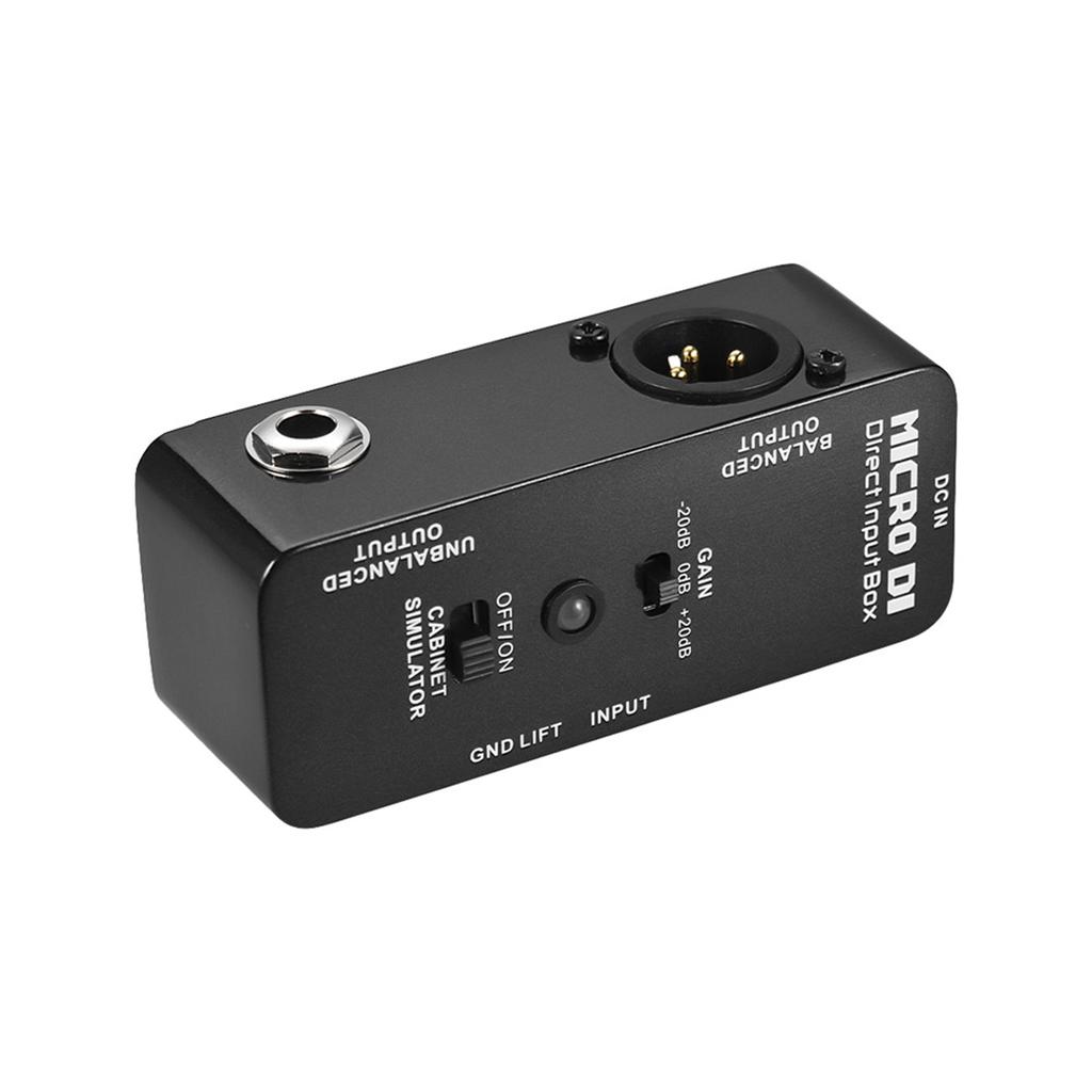 MOOER MICRO DI Cabinet Simulator DI Box Direct Input Box Pedal Full Metal Shell