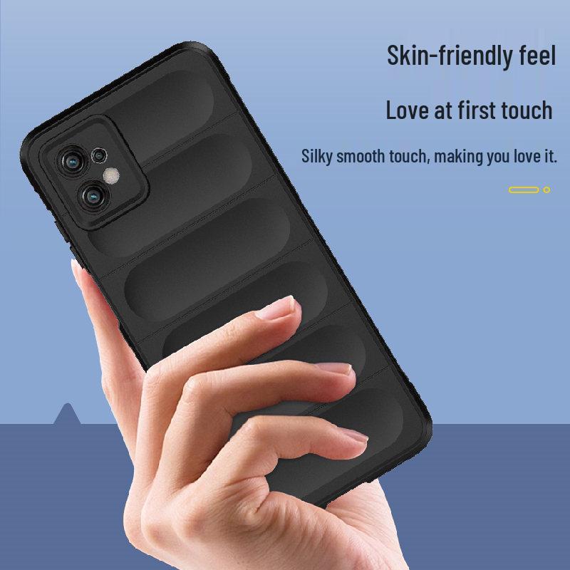Motorola G32 Silicone Anti-Slip Protective Case, Phantom Shield, Drop-Resistant for G86