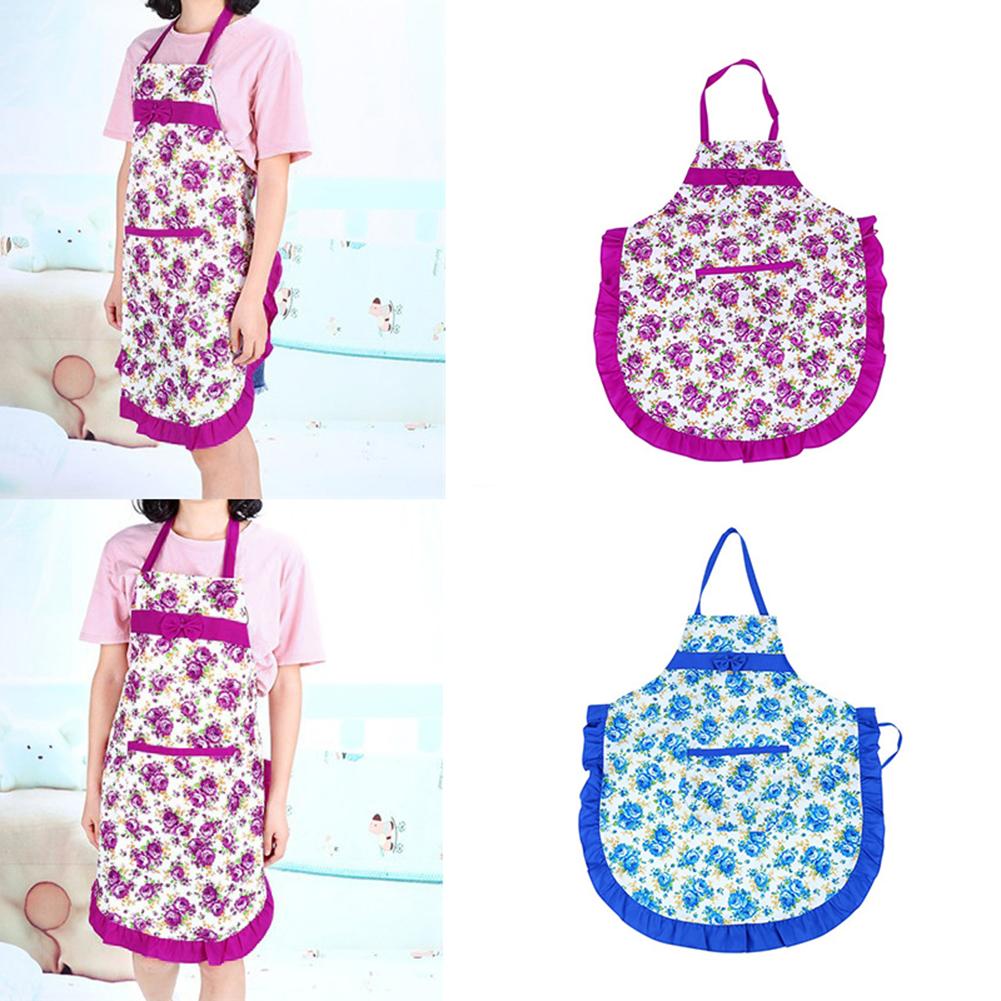 Kitchen Restaurant Cooking Pocket Dress Apron