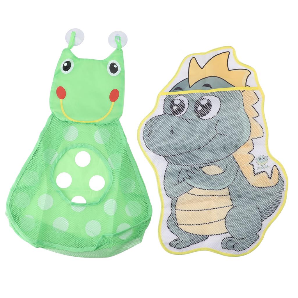 2pcs Bath Toy Mesh Bag Bathtub Toy Net Holder for Kids Bathroom Decor Bedroom Car Toy Storage