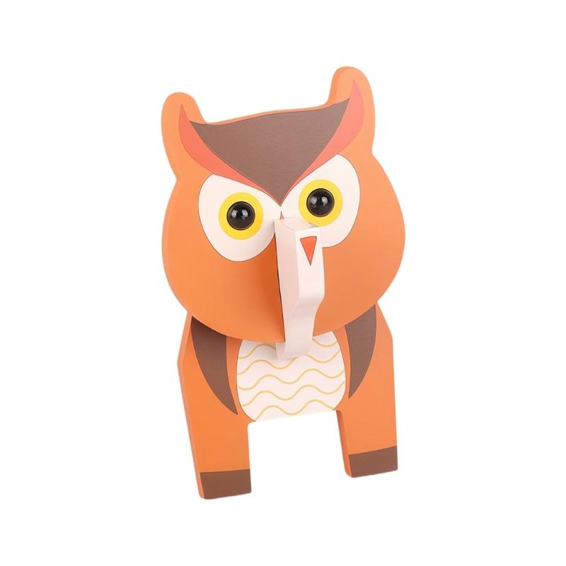 Lovely Animal Shape Eyeglasses Holder Detachable Wooden Glasses Stand for Home Office And Kids Room Decoration