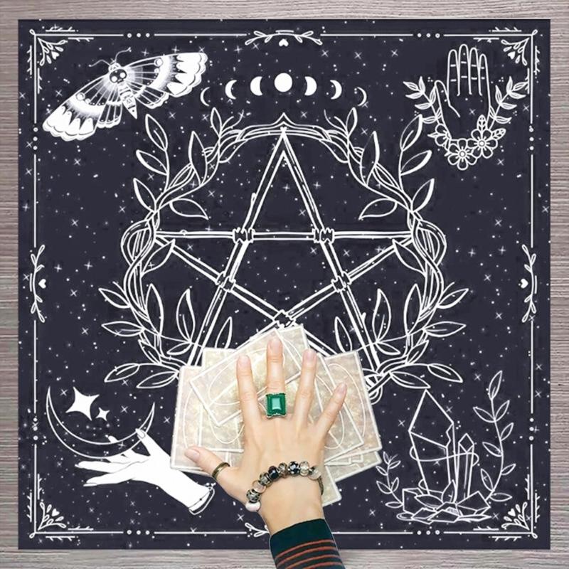 Metaphysical Game Mat Pendulum Divinations Altar Tablecloth Board Game Card Pad