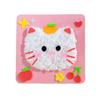 1/7/10Pcs Christmas Handmade DIY Material Bag Easy to Operate Embroidered Doll Set with Cartoon Animal Pattern Sewing Craft Kit