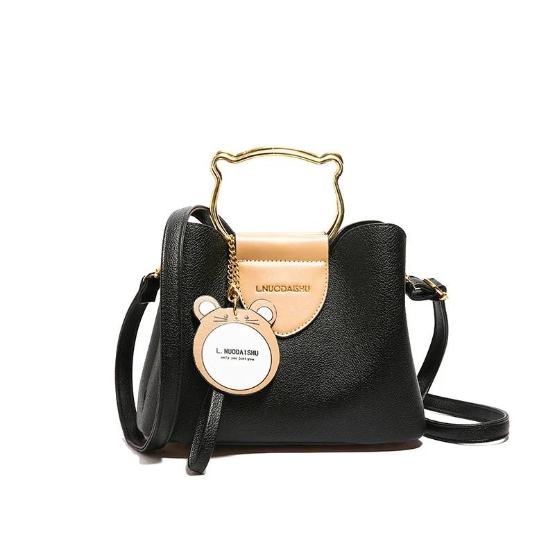 

Сумка через плечо и женская кожаная ПУ сумка большой вместимости двухцветная сумка через плечо – Элегантная сумка через плечо