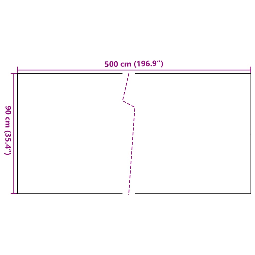 Vidaxl Parawan Balkonowy, Antracytowy, 500X90 Cm, Polirattan
