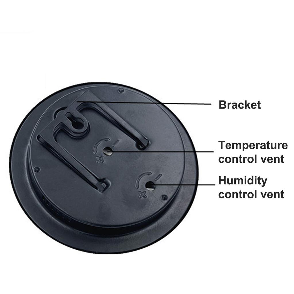 1pc 2-in-1 Dial Thermometer and Hygrometer with Stand and Hanging Hole, for Indoor Use in Homes, Schools, Workshops, Offices