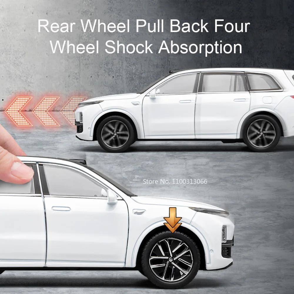 1:32 Scale LEADING IDEAL L9 Metal Diecast Model Cars Toy with Music Light Vehicle Wheel Pull Back SUV Models Kids Xmas Gift Toys