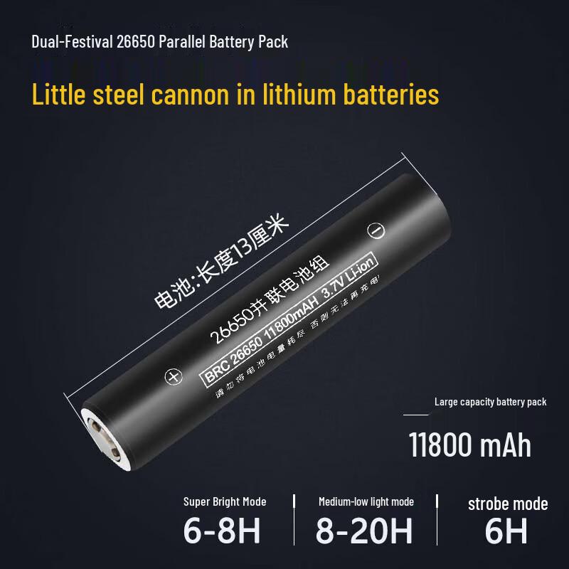 WIDE AWAKE Rechargeable Tactical Flashlight