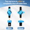 12 barbed drip irrigation globe valve fittings for 1/2 inch 16mm drip irrigation pipe Blue