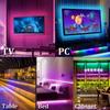 Tuya Bluetooth RGB 5050 LED Strip Light Remote App Control TV Led Backlight Flexible Ribbon Tape USB PC Gaming Room Decoration