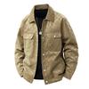 Autumn New Men's High-quality Suede Checkerboard Checkered Jacket Fashionable Business Casual Soft Skin-friendly Jacket