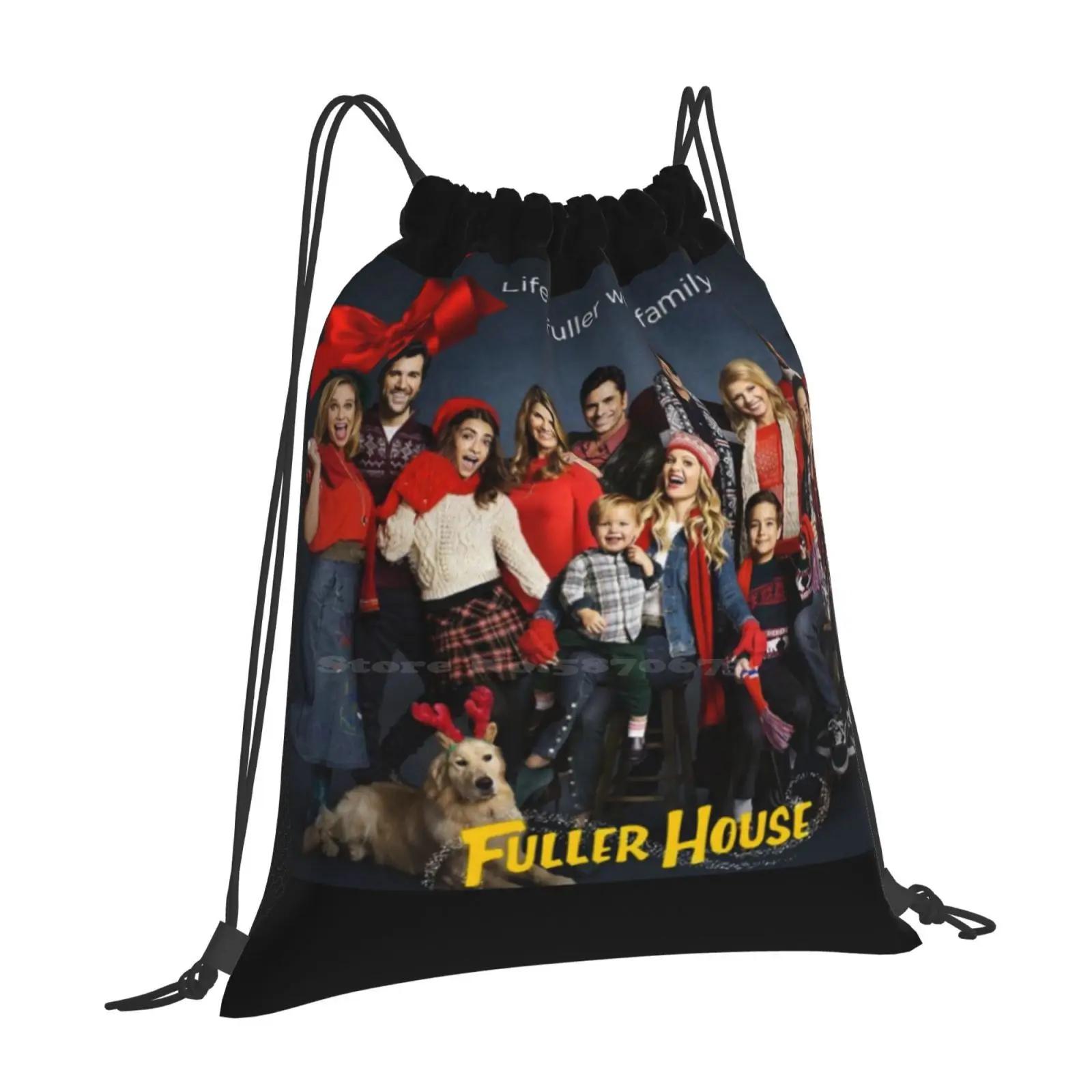 Fuller House Cast-Christmas Holidays Hot Sale Backpack Fashion Bags Christmas Holidays Winter Ugly Sweater Santa Gibbler Style OneSize