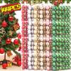 144/24 stuks Mini Elektrogeplateerde Kerstballen Set Kerstboom Hanger Kerstbal Hanger Ornament voor Nieuwjaarsfeest Huisdecoratie